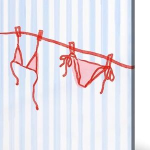 Red Bikini Art Print